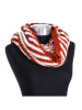 Buff Colsjaal rood/wit