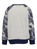 Blue Seven Sweatshirt in Grau/ Dunkelblau