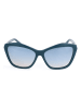 Swarovski Damen-Sonnenbrille in Dunkelgrün/ Blau