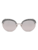 Swarovski Damskie okulary przeciwsłoneczne w kolorze różowozłoto-szarym