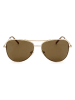 DKNY Damen-Sonnenbrille in Gold/ Braun