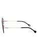 Carolina Herrera Damen-Sonnenbrille in Schwarz/ Gold