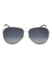 Carolina Herrera Damen-Sonnenbrille in Schwarz/ Silber