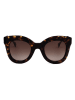 Carolina Herrera Damskie okulary przeciwsłoneczne w kolorze ciemnobrązowym
