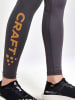 Craft Legginsy sportowe "Core Essence" w kolorze czarno-antracytowym