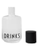 Design Letters Karaf "Drinks" zwart - 500 ml