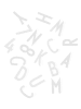 Design Letters Message-Board-Symbole "Buchstaben & Zahlen" in Weiß - (L)5 cm