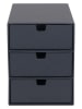 BigsoBox Ladebox "Ingid" antraciet - (B)16 x (H)20,5 x (D)25 cm