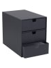 BigsoBox Ladebox "Ingid" antraciet - (B)16 x (H)20,5 x (D)25 cm