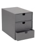 BigsoBox Schubladenbox "Ingrid" in Hellgrau - (B)16 x (H)20,5 x (T)25 cm