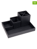 BigsoBox 4tlg. Set: Desktop-Organizer "Lena" in Anthrazit