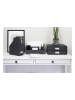 BigsoBox Organizer stojący "Viktoria" w kolorze antracytowym - 24,5 x 32 x 10 cm