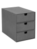BigsoBox Schubladenbox "Ingid" in Grau - (B)16 x (H)20,5 x (T)25 cm