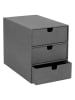 BigsoBox Schubladenbox "Ingid" in Grau - (B)16 x (H)20,5 x (T)25 cm
