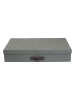 BigsoBox Dokumentenbox "Sverker" in Grau - (L)43,5 x (B)31 x (H)8,5 cm