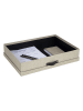 BigsoBox Documentbox "Sverker" beige - (L)43,5 x (B)31 x (H)8,5 cm