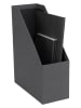 BigsoBox Segregator "Estelle" w kolorze czarnym - 24,5 x 32 x 11,5 cm