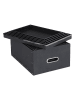 BigsoBox Pudełka (5 szt.) w kolorze czarnym