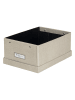 BigsoBox Pudełko w kolorze beżowym - 22,5 x13,5 x 31,5 cm