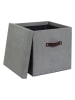 BigsoBox Aufbewahrungsbox "Logan" in Hellgrau - (B)31,5 x (H)31 x (T)31,5 cm