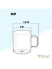 Wilmax 6er-Set: Gläser in Transparent - 160 ml