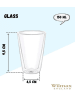 Wilmax 6er-Set: Gläser in Transparent - 150 ml