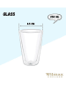 Wilmax Glas transparant - 250 ml