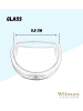 Wilmax 6er-Set: Gläser in Transparent - 250 ml