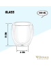 Wilmax Glas in Transparent - 400 ml