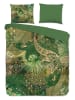 Pure Microvezel beddengoedset "Louise" groen