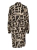 Kaffe Jurk beige/zwart