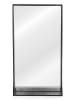 Homede Spiegel zwart - (B)36 x (H)61 cm