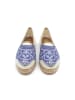Calceo Espadrilles in Creme/ Dunkelblau