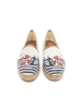 Calceo Espadrilles in Dunkelblau/ Creme