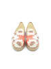 Calceo Espadrilles oranje/crème