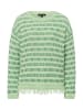 More & More Sweter w kolorze zielono-białym