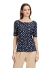 Betty Barclay Shirt donkerblauw/wit