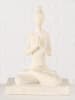 Boltze 3er-Set: Dekofiguren "Yoga" in Weiß - (H)24 cm