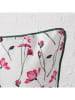 Boltze Poduszki (2 szt.) "Lilliana" w kolorze biało-różowo-zielonym - 45 x 45 cm