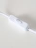 Boltze Tischleuchte "Amelie" in Weiß/ Grau - (H)40 cm