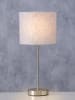 Boltze Tafellamp "Amelie" wit/grijs - (H)40 cm