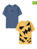 MOKIDA 2-delige set: shirts blauw/geel