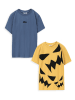 MOKIDA 2er-Set: Shirts in Blau/ Gelb