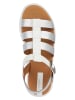 Geox Sandały "Dandra 40" w kolorze srebrno-białym