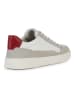 Geox Skórzane sneakersy "Segnale" w kolorze szaro-białym