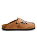 Calceo Clogs in Hellbraun