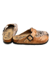 Calceo Clogs in Hellbraun