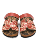 Calceo Slippers rood/crème