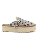 Calceo Clogs in Beige/ Schwarz