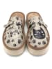 Calceo Clogs beige/zwart